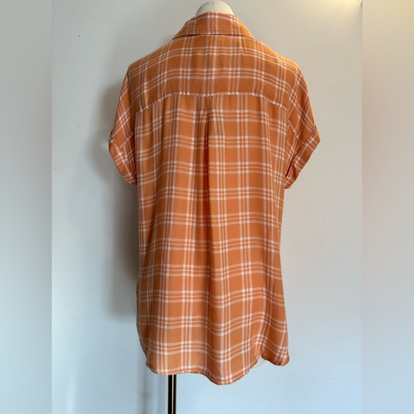 Cosmic Blue Ava Button Down Blouse - Picture 2 of 6